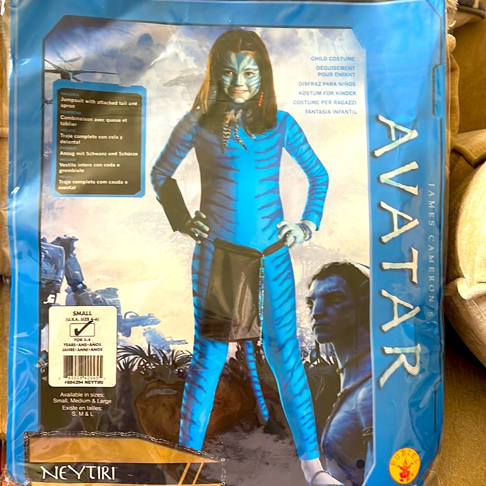 Brand New Avatar Costume for Little Girls US Size 4-6